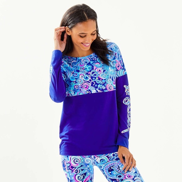Nwt Lilly Pulitzer Finn Top Cosmic 